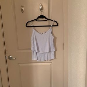 Light blue flutter tank